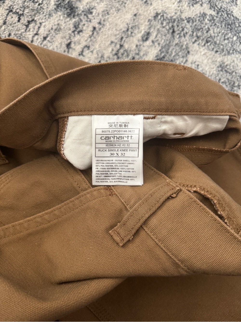 Carhartt WIP Work In Progress Ruck Single Knee Pant - Picture 5 of 9